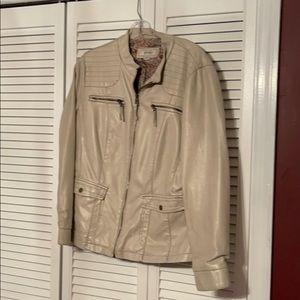 Faux leather Moto style jacket